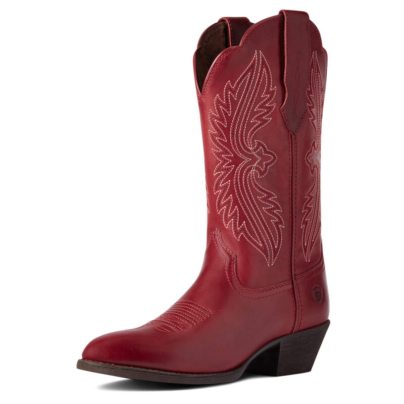 Ariat Heritage R Toe Stretchfit - Naisten Punainen Bootsit ( JBZQCK-130 )